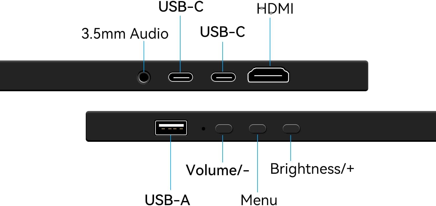 소형 터치스크린 모니터 10.1인치 IPS 터치 스크린 - Gaming Console App 리뷰 및 가격