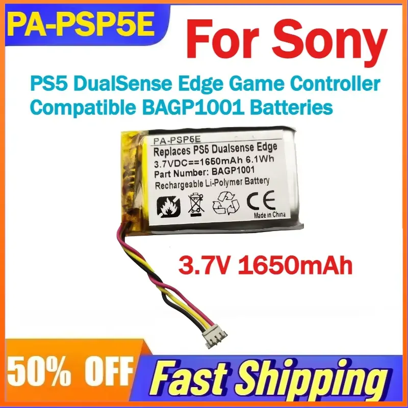 3.7V 1650mAh PA-PSP5E 리튬 이온 배터 - Sony Controller Dualsense Edge 리뷰 및 가격