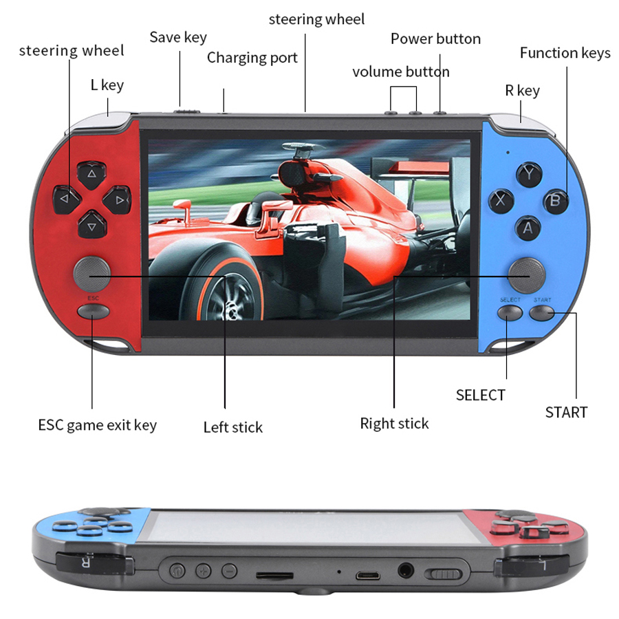 휴대용 핸드 헬드 비디오 게임 TV 레트로 비디오 게임 - Gaming Console Deals 리뷰 및 가격