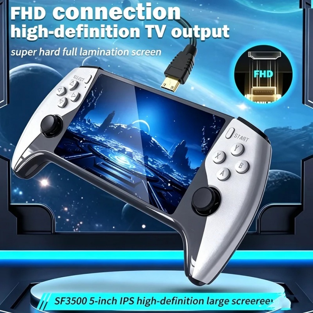 SF3500 5인치 휴대용 게임 콘솔 (PS1, GBA - Gaming Console Deals 리뷰 및 가격